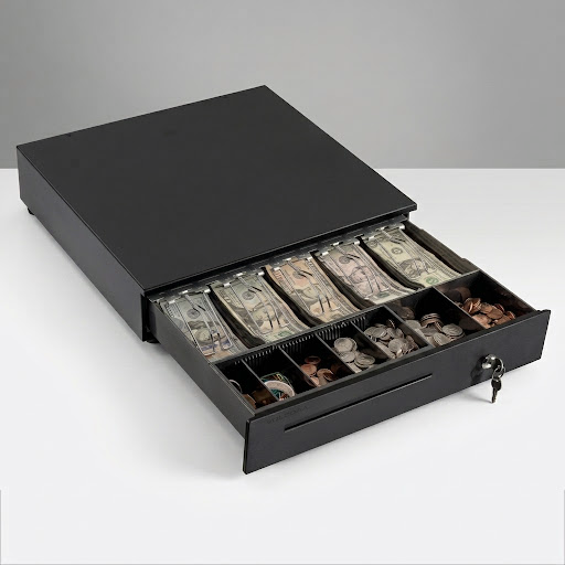 Meniuu Cash Drawer front view